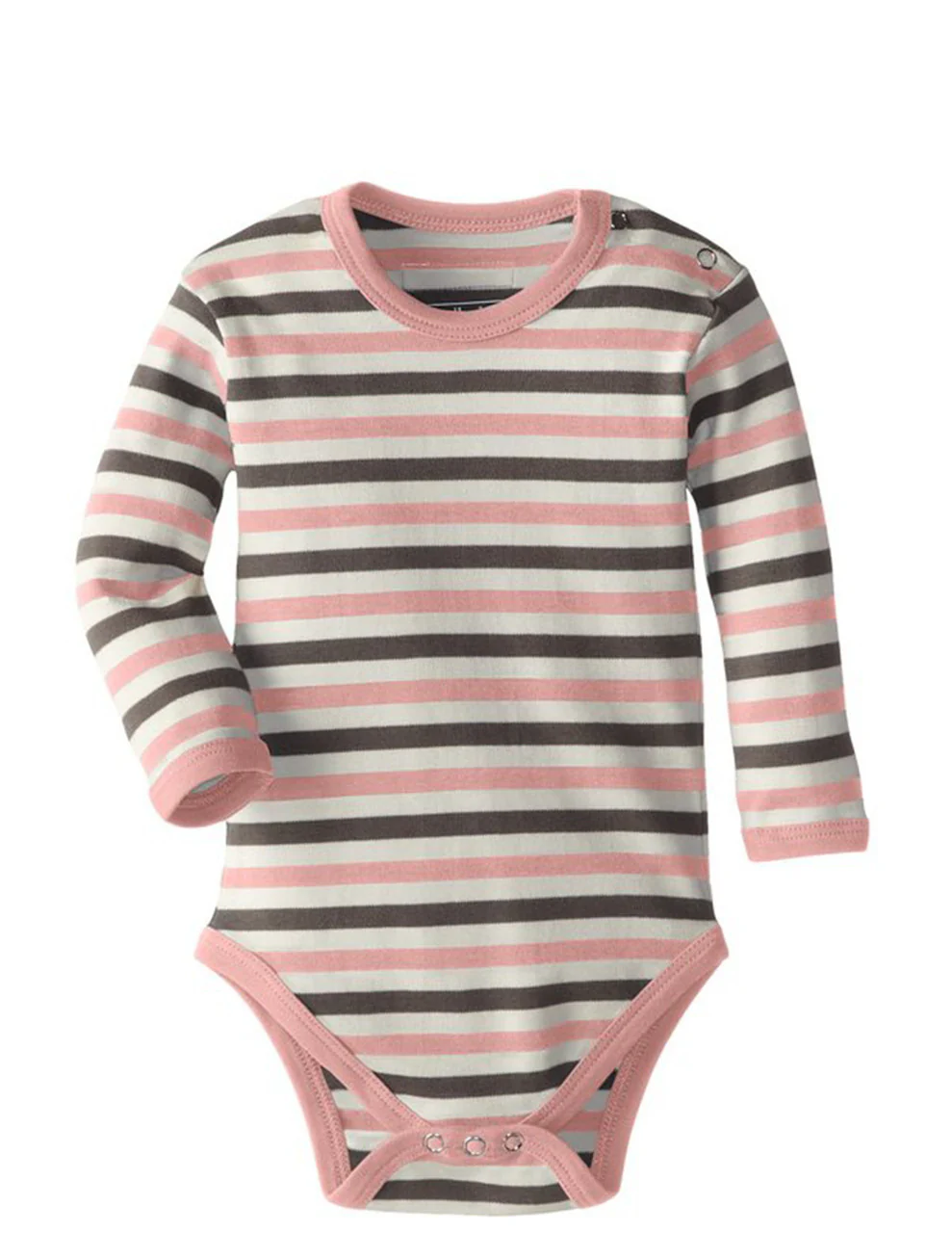 L'ovedbaby Coral Stripe Bodysuit